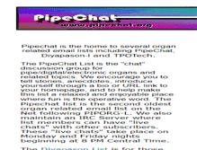Tablet Screenshot of pipechat.org